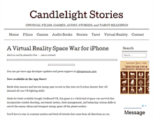 Tablet Screenshot of candlelightstories.com